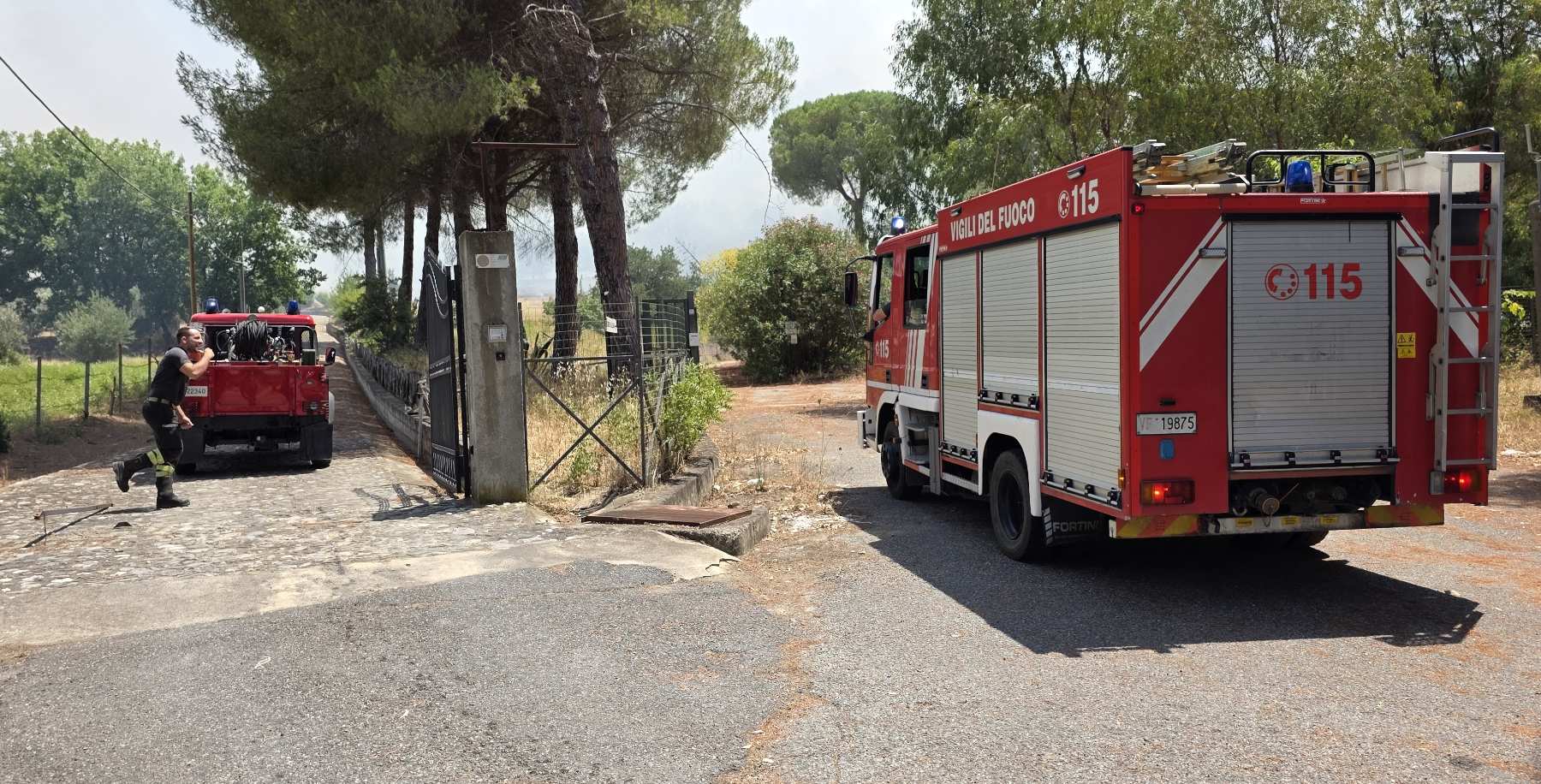 incendio terme di spezzano albanese