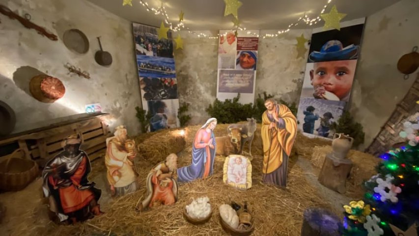 Ecco il presepe della speranza realizzato dall’Iride a S.Maria le Grotte