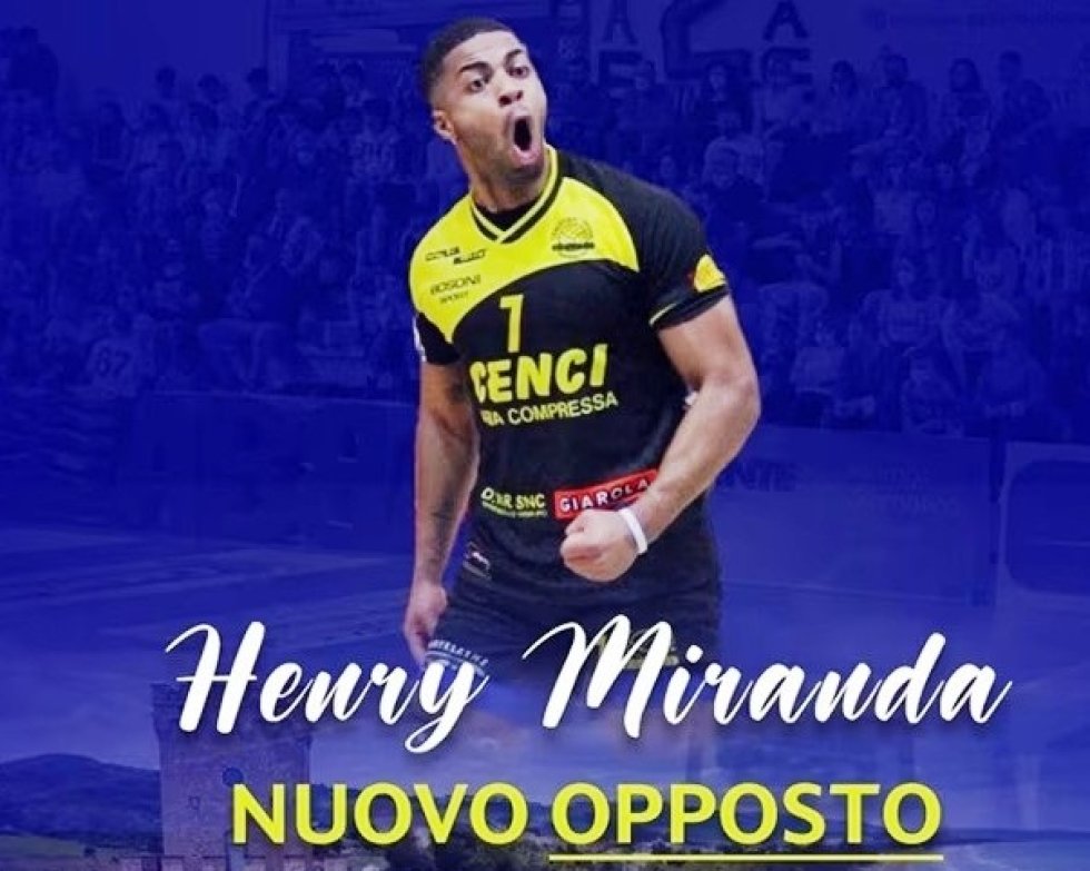 Henry Miranda esordirà sabato 7 con la Volley Bisignano 