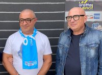 Francesco Bisignano e il presidente Lino Amodio 