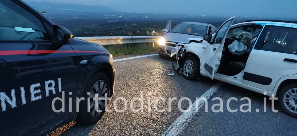 Incidente sulla Sp241 alle porte di Spezzano Albanese