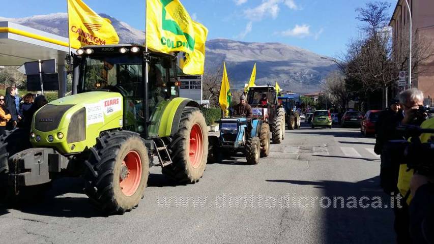 Un momento della manifestazione del 20 febbrazio scorso per la chiusura di Campolescia