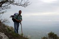 Nicola Zaccato sulla catena del Pollino