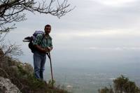 Nicola Zaccato sulla catena del Pollino 