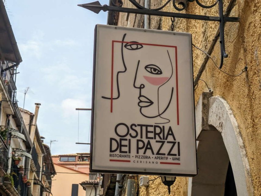 L&#039;Osteria dei Pazzi a Cerisano (CS)