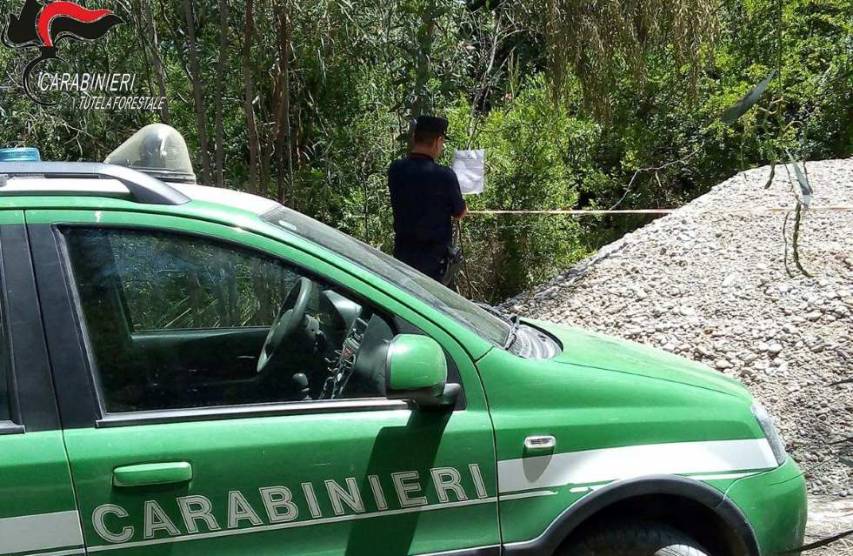 Sequestrata area a Villapiana per sbancamento abusivo