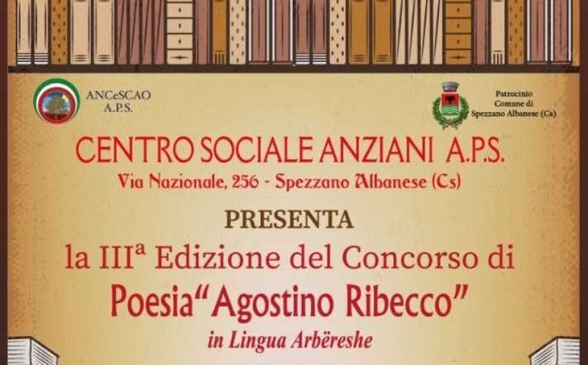 Torna a Spezzano il concorso di poesia arbëreshe &quot;Agostino Ribecco&quot;