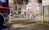 Altomonte, auto in fiamme in piena notte