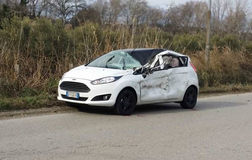 Incidente allo Scalo di Spezzano, tre macchine coinvolte