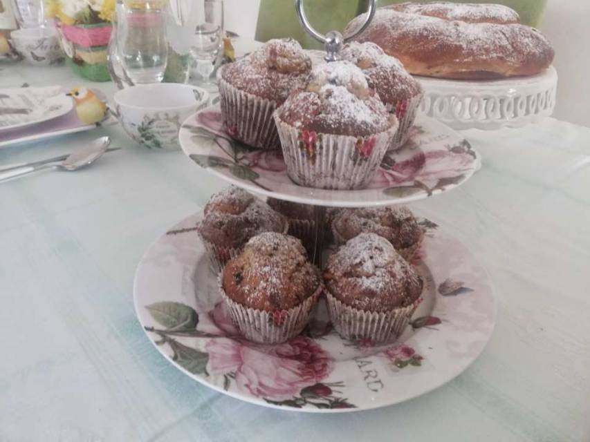 Muffin alla ricotta e canditi