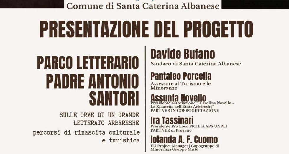 Il progetto del “Parco Culturale” a Santa Caterina