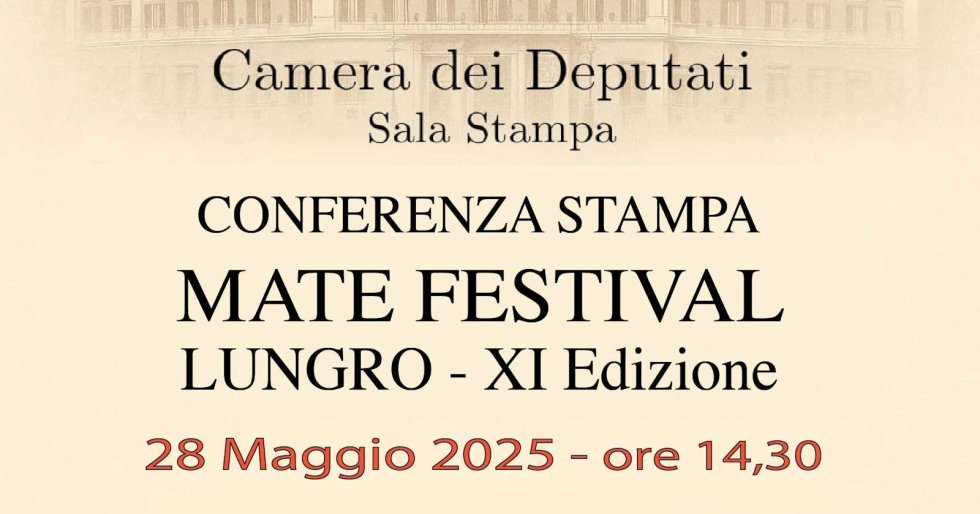 Il Mate Festival di Lungro approda a Montecitorio