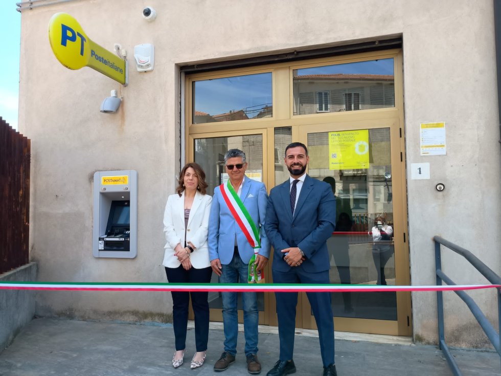 Inaugurato il nuovo ufficio postale “Polis” di Torano Castello
