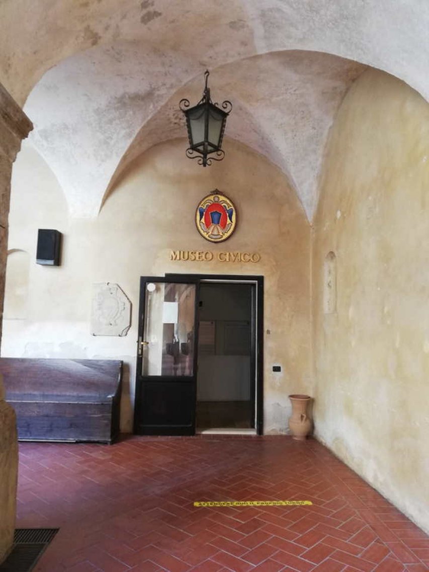 L&#039;ingresso del Museo Civico 