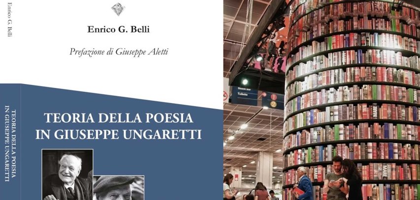 Enrico Belli al Salone del Libro di Torino con un saggio su Ungaretti