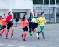 Katia Cilento si appresta a dirigere una gara