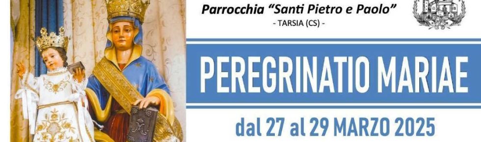 Tarsia si prepara ad accogliere la Peregrinatio Mariae