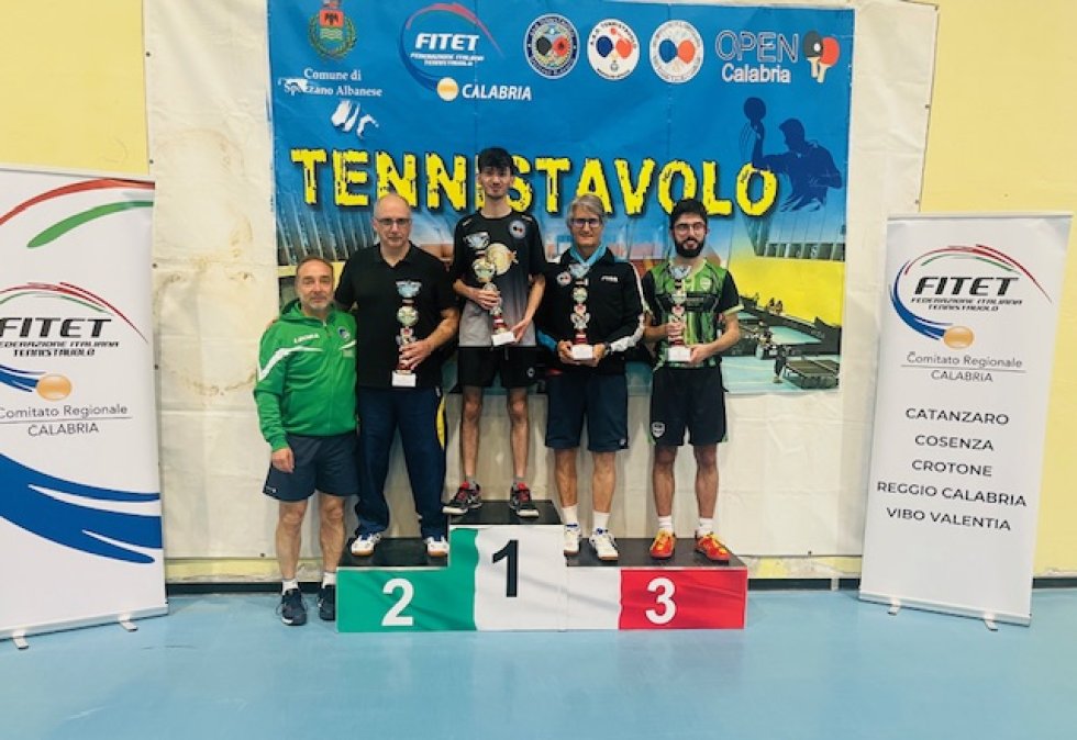 Tennistavolo, successo per il VI Torneo Open Interregionale