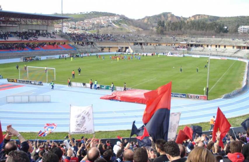 Lo stadio di Cosenza