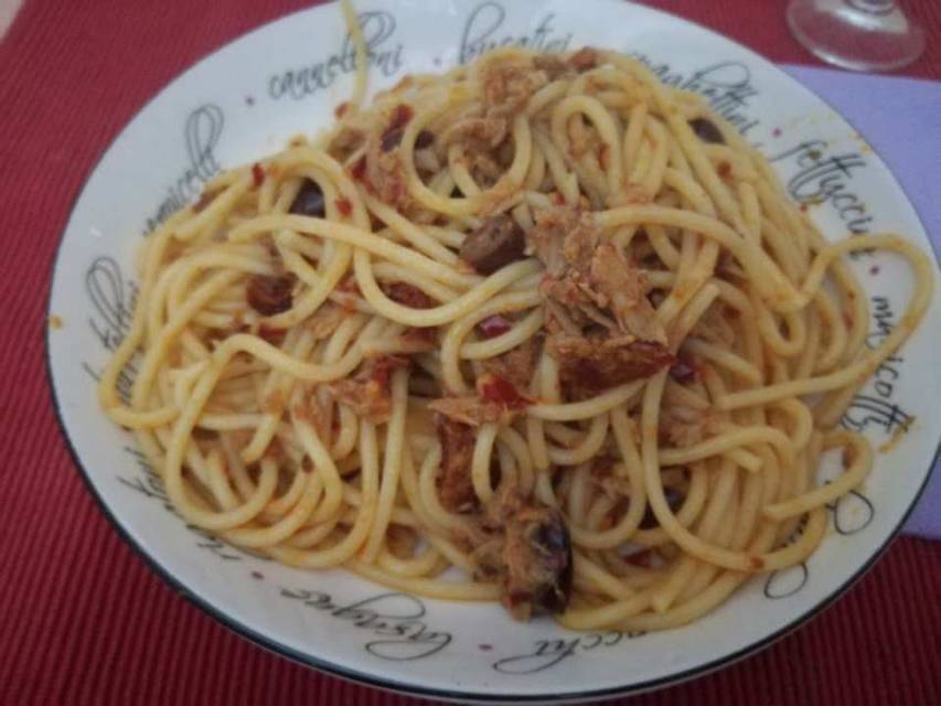 Linguine tonno e 'nduja