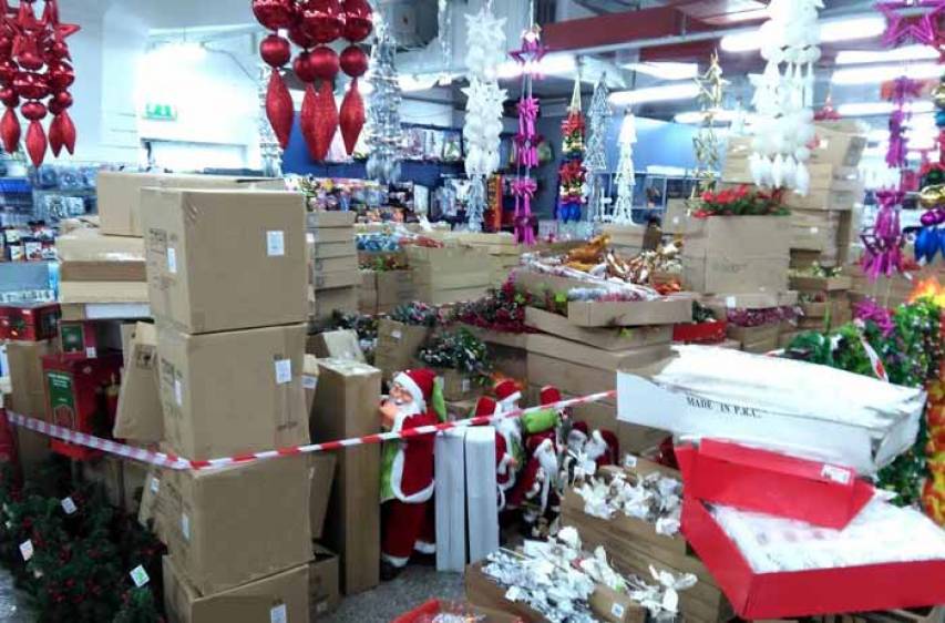 Operazione Safe Christmas, sequestrati dalla guardia di finanza un milione di prodotti non conformi