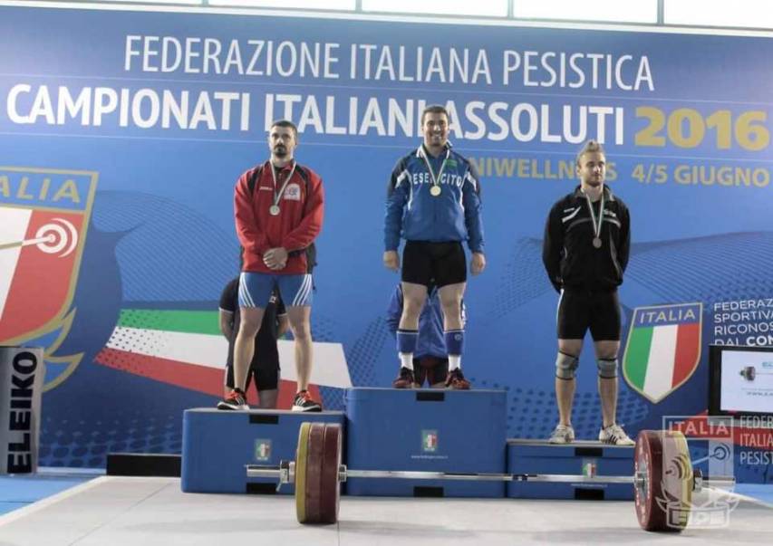 PESISTICA - Il coriglianese Mannella campione italiano 2016