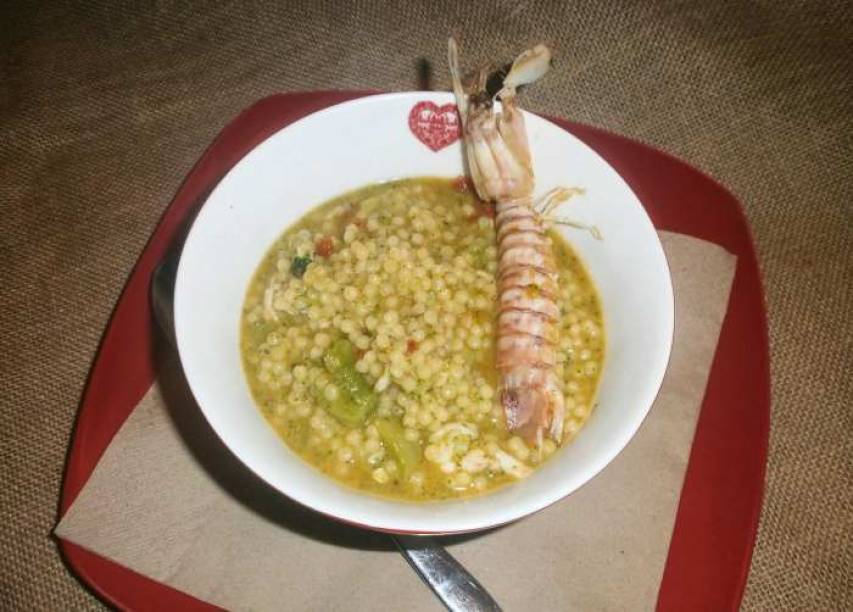 Pastina risottata con broccoli e cicale