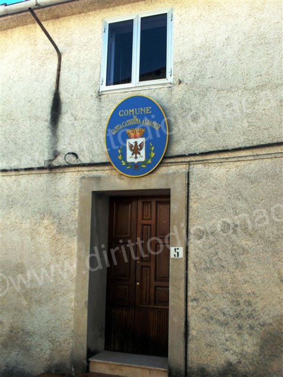 Il municipio del borgo arbreshe