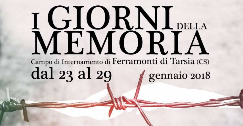 RIcco programma a Ferramonti per il "Giorno della Memoria"