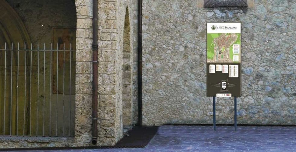 Morano Calabro, partono i lavori per la nuova segnaletica turistica con pannelli interattivi