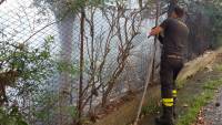 Incendio pomeridiano nel centro cittadino, intervengono i Vigili del Fuoco