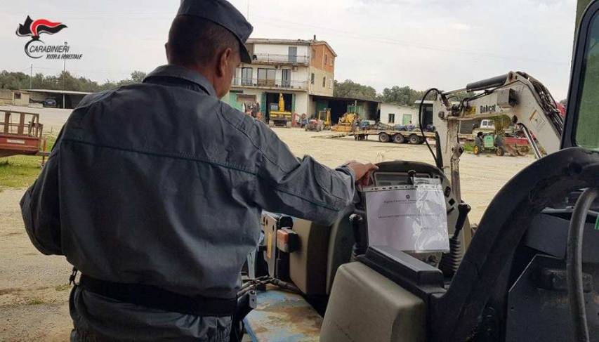 Sbancamenti abusivi fra Corigliano e Tarsia, due denunce