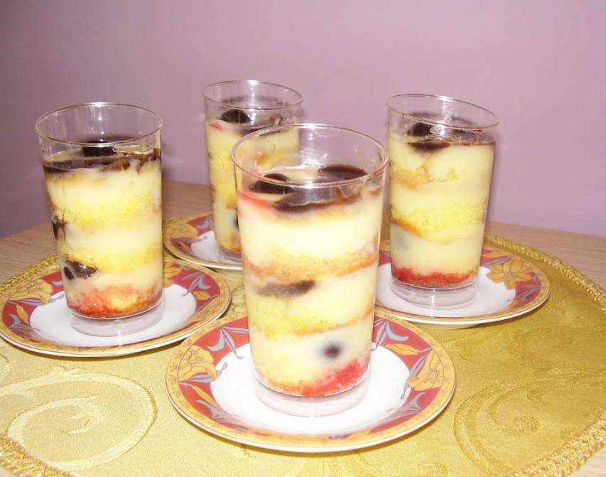 Zuppa inglese all'amarena
