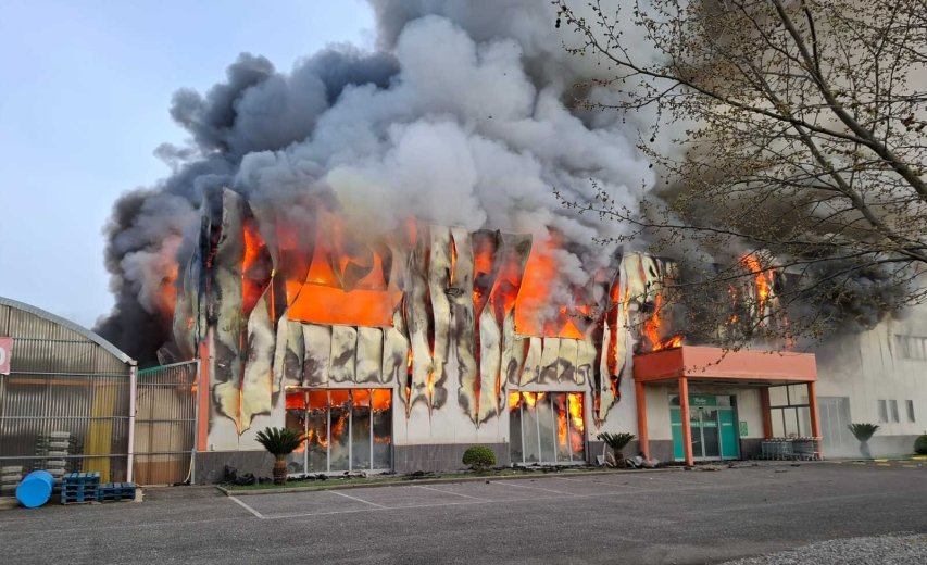 Inferno di fuoco a San Marco Argentano: distrutta l’azienda Agrizoogarden