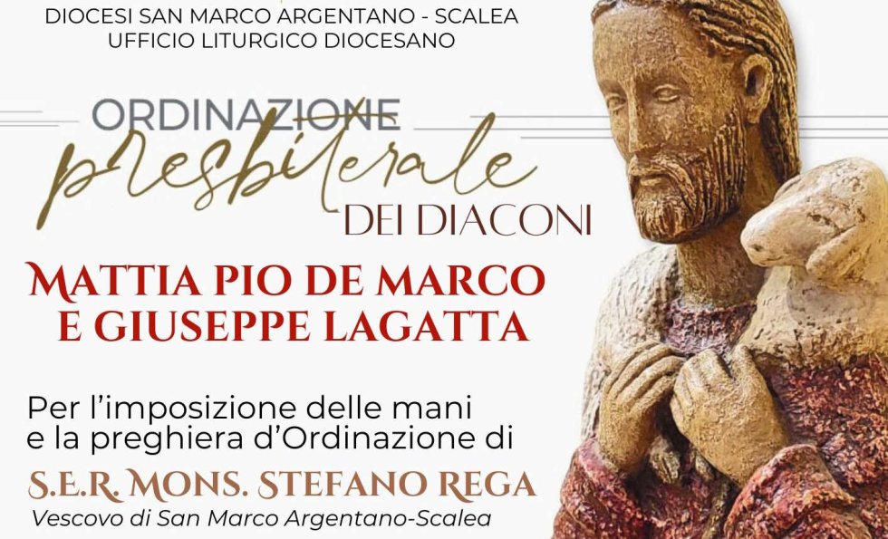 Mons. Rega ordina due nuovi sacerdoti in Cattedrale