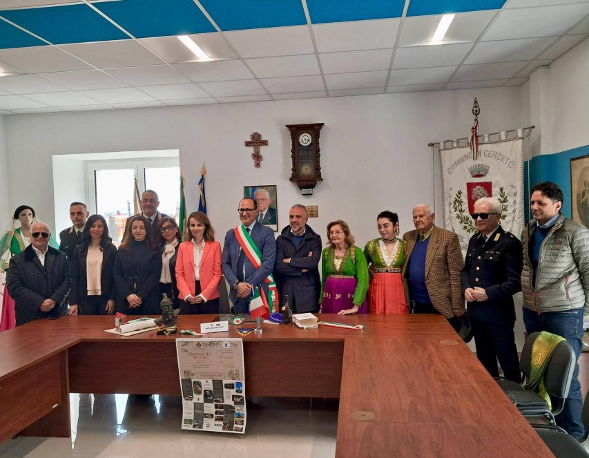 L&#039;Ambasciatrice del Kosovo in Italia Nita Shala a Cerzeto