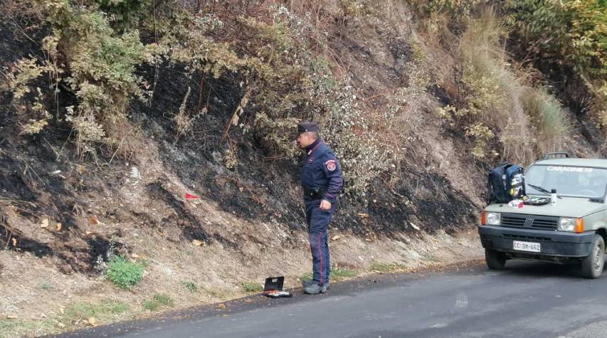 Denunciato 40enne di Roggiano per aver appicato il fuoco in area boschiva