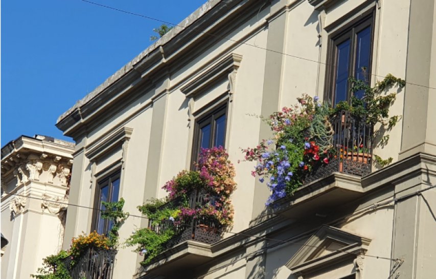 Castrovillari, verso il Giro d’Italia. Scelto il balcone fiorito che annuncia l’evento.