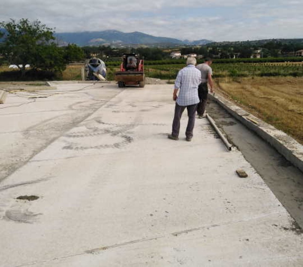 L&#039;isola ecologica in costruzione 