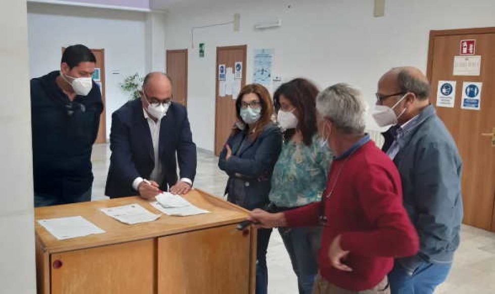 La visita di Guccione alla struttura Asp