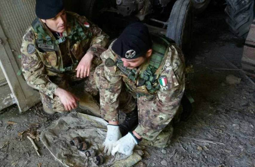 Artificieri della &quot;Manes&quot; intervengono in Basilicata su residui bellici