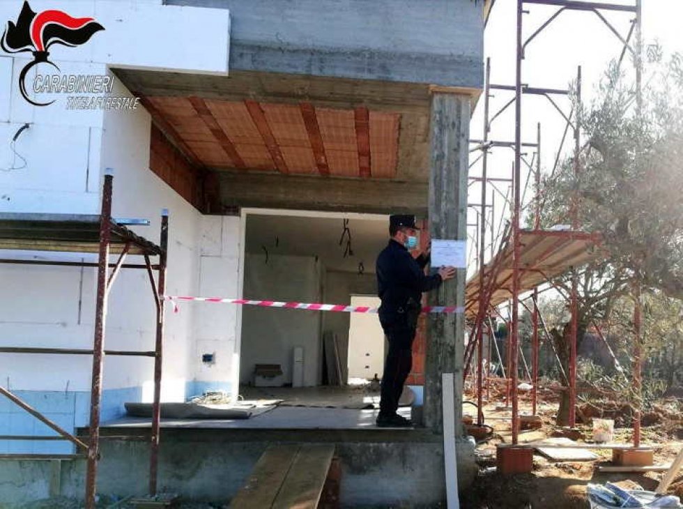 Il sequestro dei Carabinieri Forestale