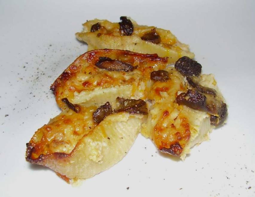 Conchiglioni zucca e salsiccia