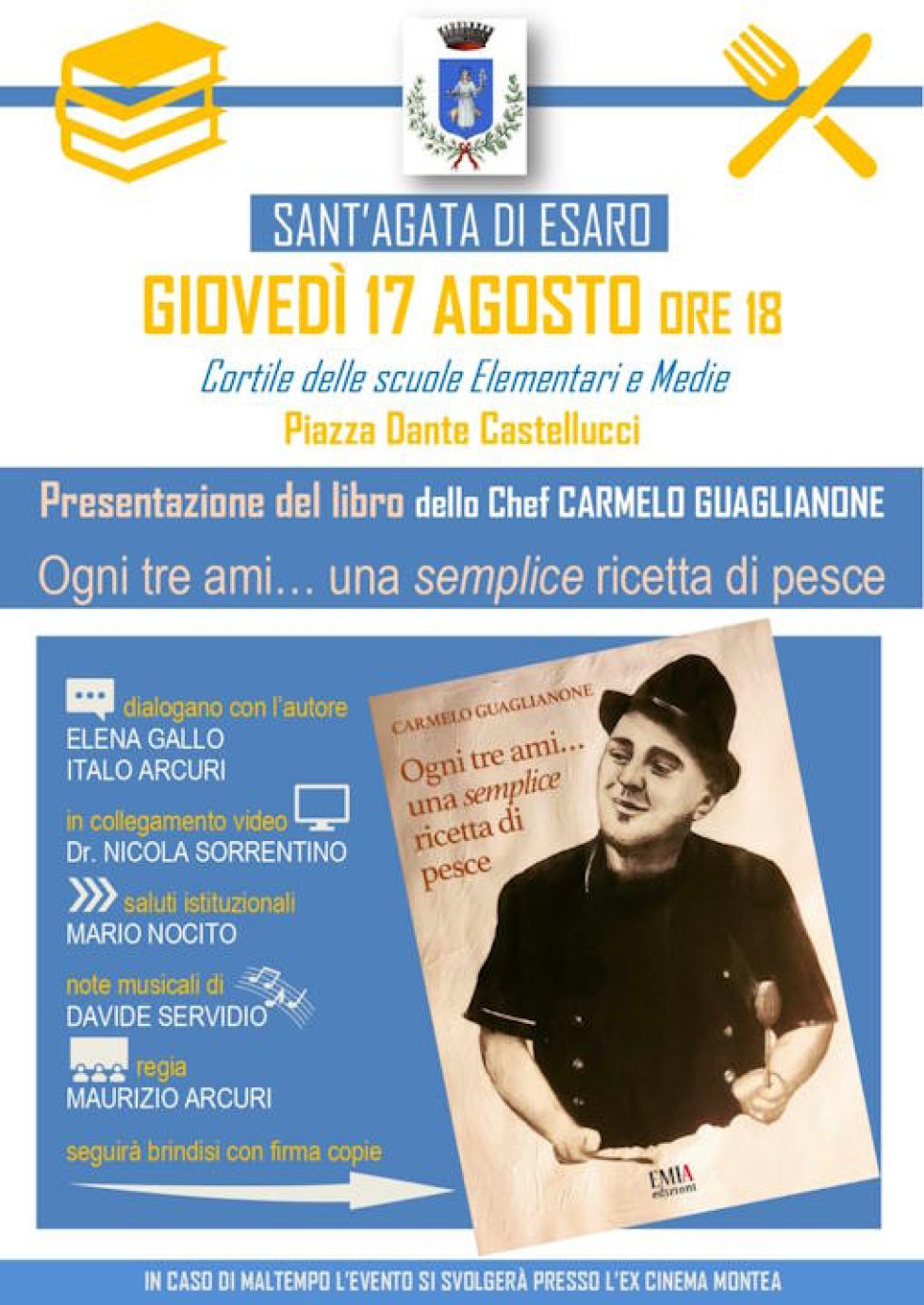 La locandina dell'evento del 17 agosto a Sant'Agata di Esaro