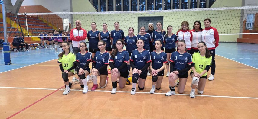 VOLLEY U14F - Il San Giovanni in Fiore si aggiudica la Final Four a Spezzano Albanese