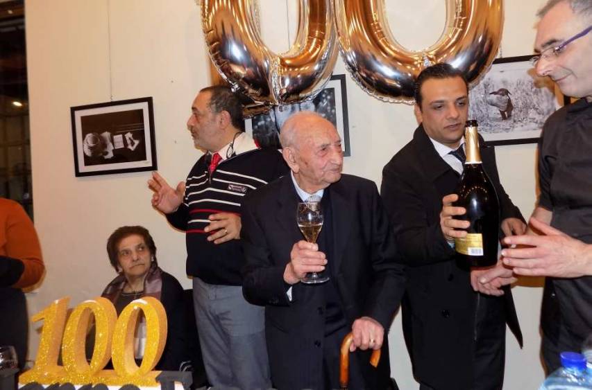 Nonno Francesco Granata festeggia 100 anni