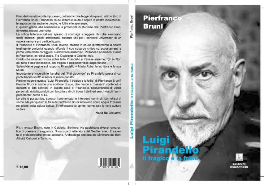 Pubblicato il libro di Pierfranco Bruni su Pirandello