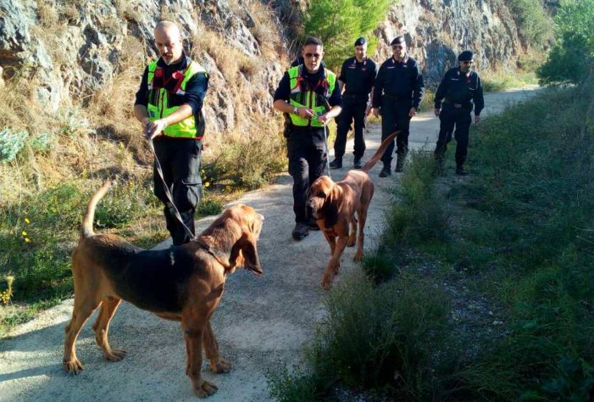 Anziano allontantosi da casa è disperso da due giorni. Arrivano i cani molecolari