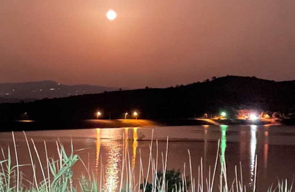 Villa Larderia, scorcio notturno