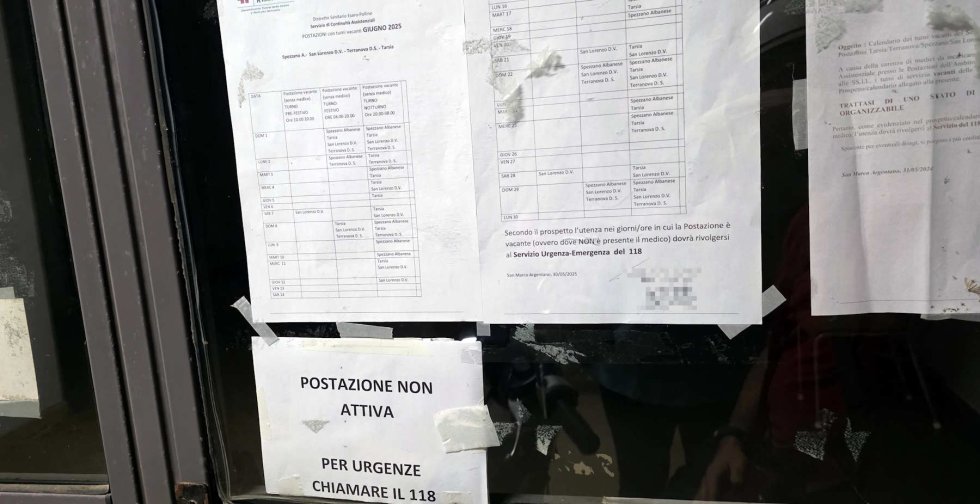 Guardia medica non attiva. Disagi a Spezzano Albanese